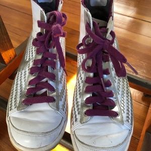 Nike Silver Hightop